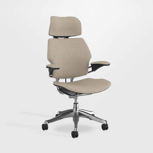 Humanscale ® Freedom Headrest Natural Linen Office Chair