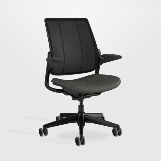 Humanscale ® Smart Ocean Grey Wool Office Chair