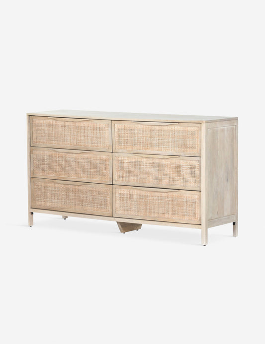 Hannah 6-Drawer Dresser - Natural