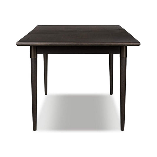 Harper 84"-104" Rectangular Dark Acacia Wood Extendable Dining Table