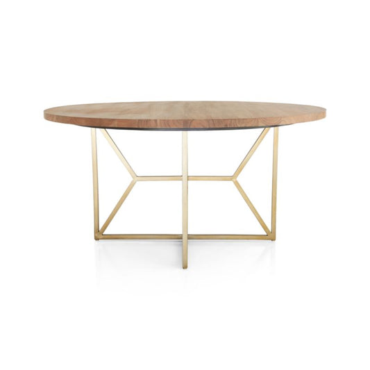 Hayes 60" Round Acacia Dining Table