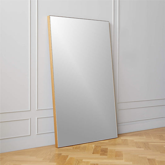 Infinity Modern Brass Full-Length Floor Mirror 48"X76"