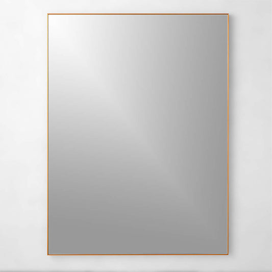 Infinity Rectangular Brass Wall Mirror 36"X48"