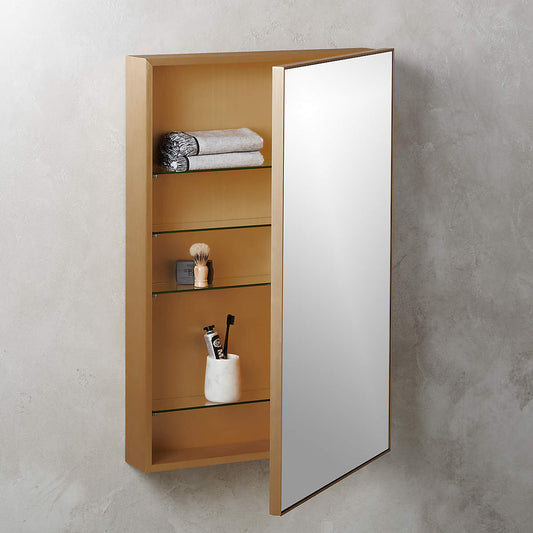 Infinity Brass Medicine Cabinet 24"X36"