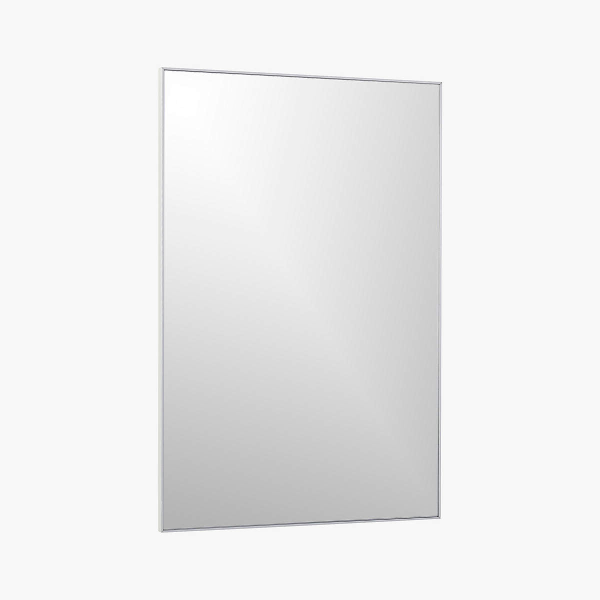 Infinity Silver Rectangular Wall Mirror 24"X36"