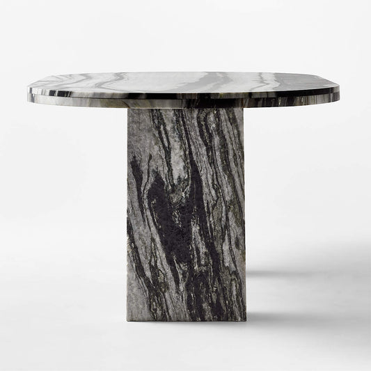 Julius 72" Oval Marble Dining Table