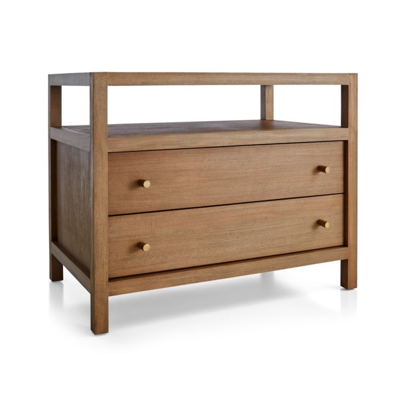 Keane Driftwood Charging Nightstand