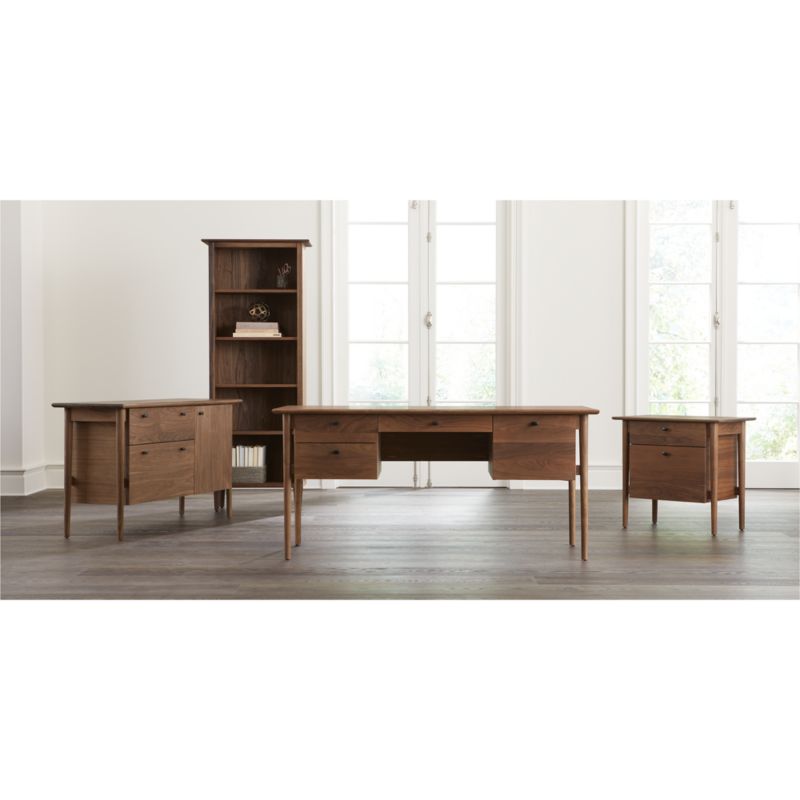 Kendall Walnut Bookcase