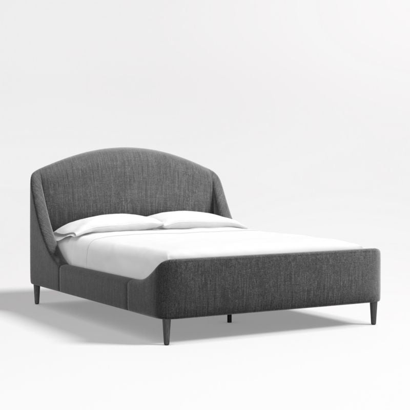 Lafayette Charcoal Grey Upholstered Bed