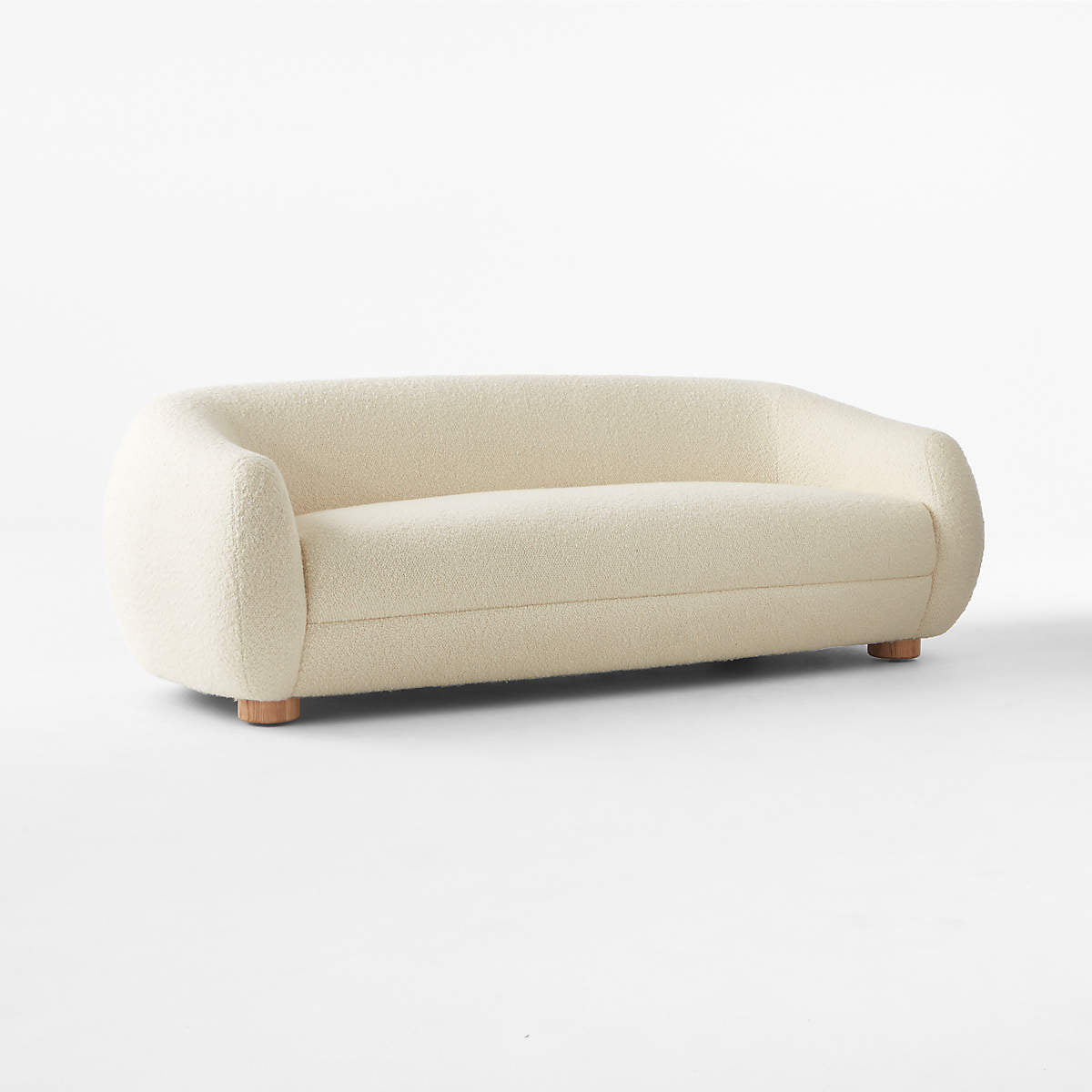 Laszlo 80" Ivory Boucle Loveseat