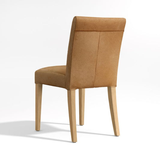 Lowe Light Brown Hair On Hide Dining Chair