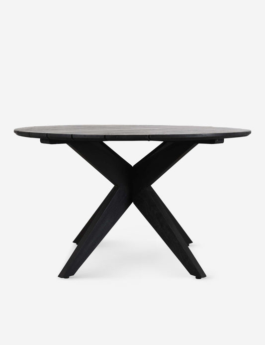 Rosetta Indoor / Outdoor Round Dining Table - Gray