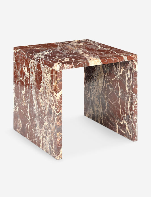 Roque Side Table - Travertine
