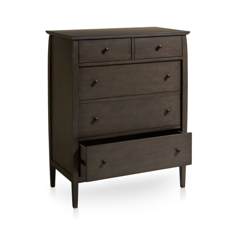 Mason Shadow 5-Drawer Grey Chest