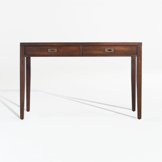 Morris 48" Chocolate Brown Writing Desk