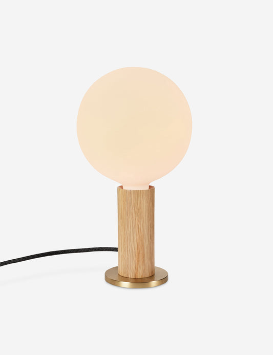 Knuckle Table Lamp With Sphere Iv By Tala - Walnut