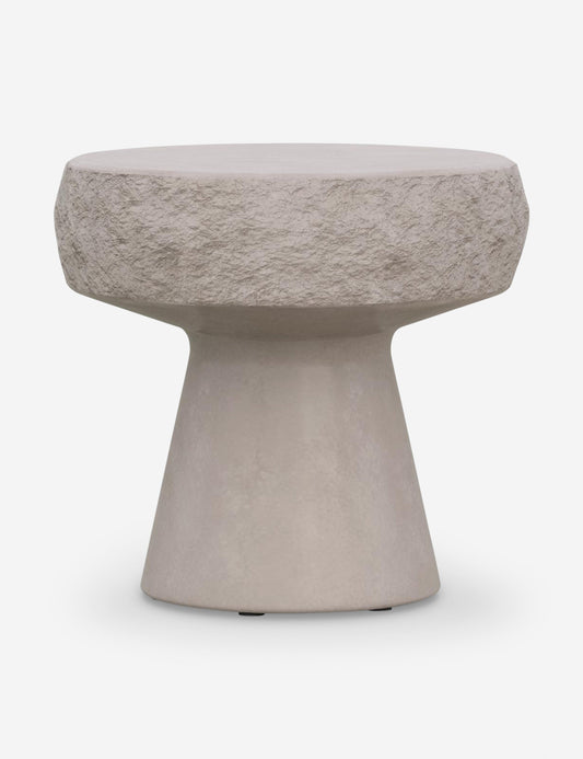 Lido Indoor / Outdoor Round Side Table - White