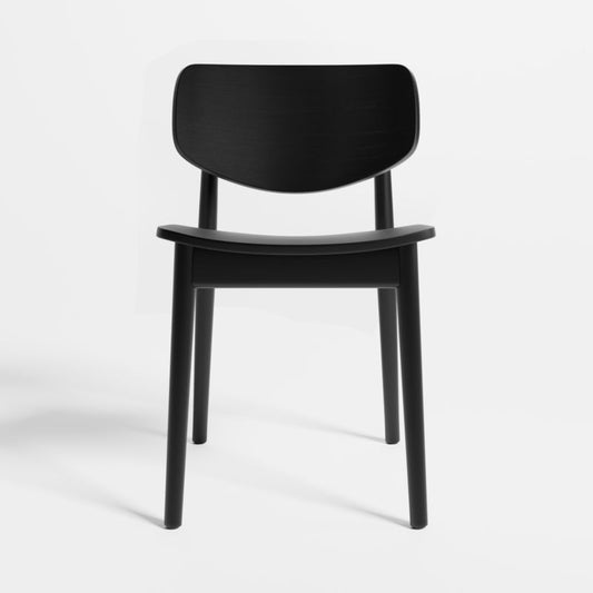 Paolo Black Wood Dining Chair