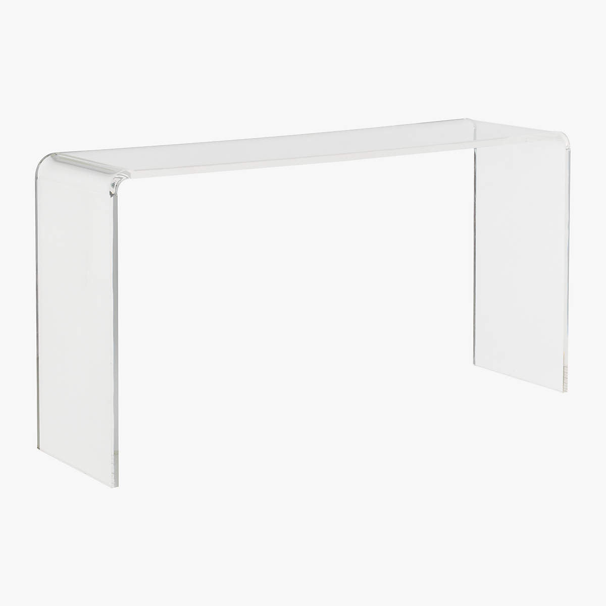 Peekaboo 56" Acrylic Console Table