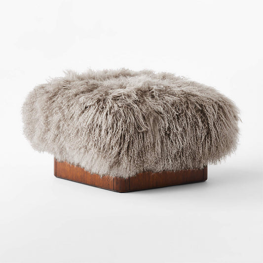 Pelosa Sheepskin Ottoman