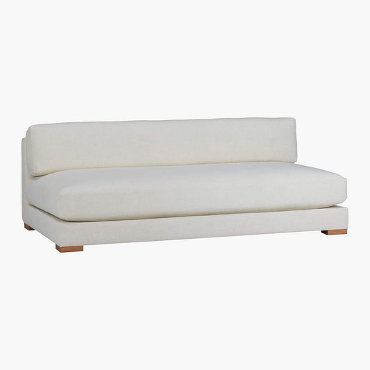 Piazza 82" Sofa With White Oak Legs