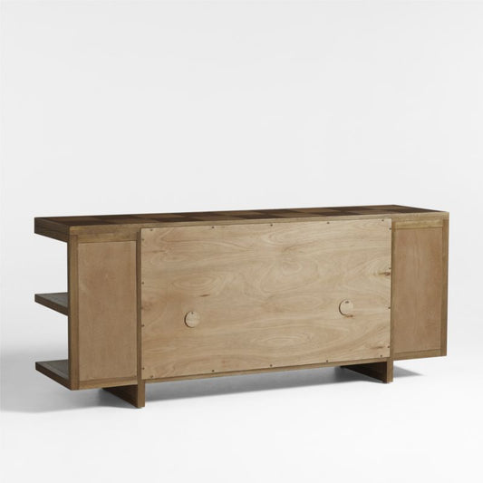 Pierre Light Brown Oak Wood Sideboard