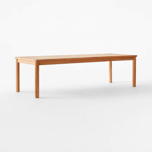 Pinet 108" Teak Outdoor Dining Table By Ross Cassidy