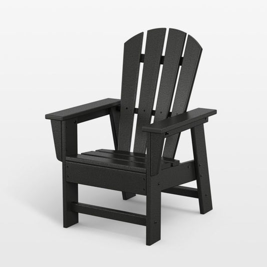 Black Outdoor Kids Adirondack Chair By Polywood ®