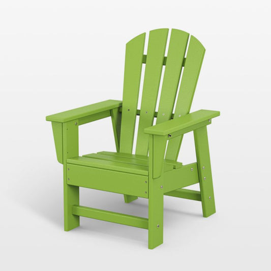 Lime Green Outdoor Kids Adirondack Chair By Polywood ®