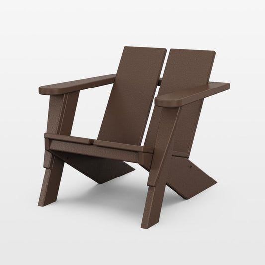 Paso Mahogany Outdoor Kids Adirondack Chair By Polywood ®