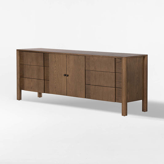 Pollard 78" Tan Oak Credenza