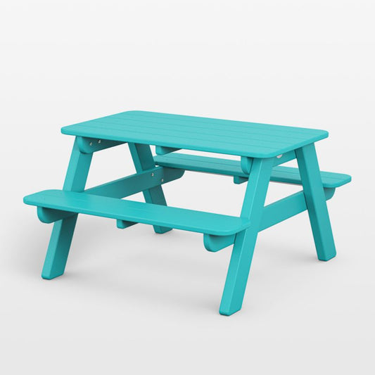 Kidsaruba Blue Outdoor Kids Picnic Table By Polywood ®