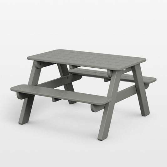 Kidsslate Grey Outdoor Kids Picnic Table By Polywood ®