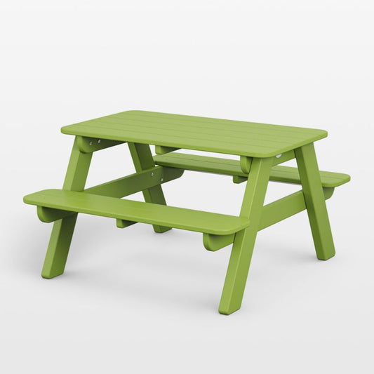 Kidslime Green Outdoor Kids Picnic Table By Polywood ®