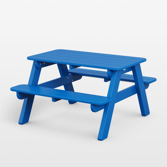 Kidspacific Blue Outdoor Kids Picnic Table By Polywood ®