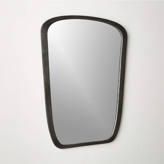 Ponder Small Black Wall Mirror 23.5"X32.75"