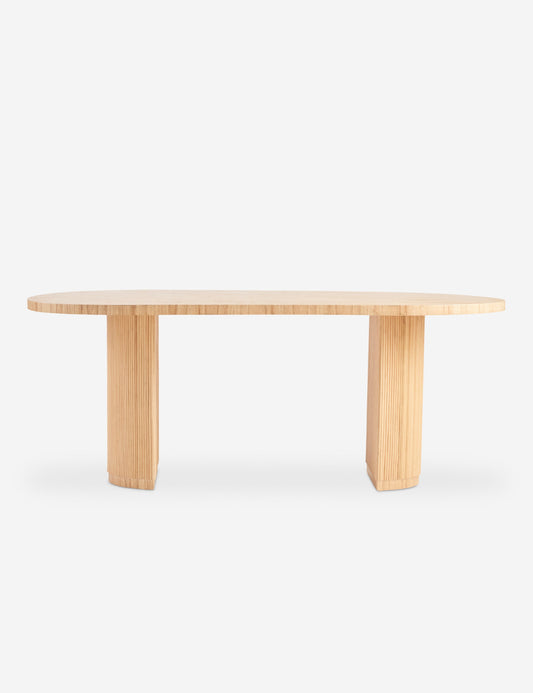 Elvia Oval Dining Table - Natural