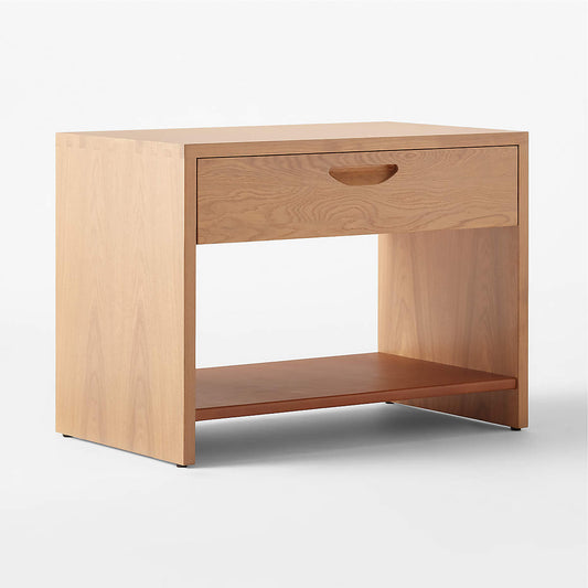 Ranch Oak Nightstand With Drawer By Lawson-Fenning