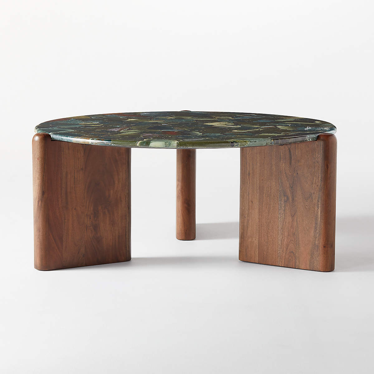 Santoro Round Green Agate Coffee Table