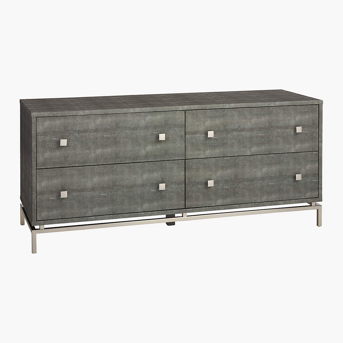 Shagreen Embossed Low Dresser