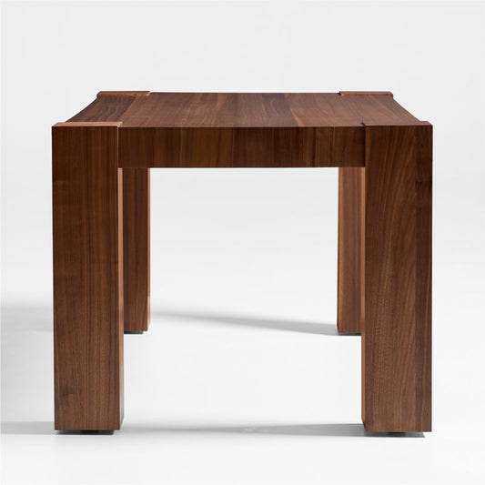 Sobro Walnut Wood Dining Table (65"-86")