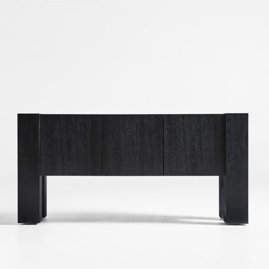 Sobro Black Wood Sideboard