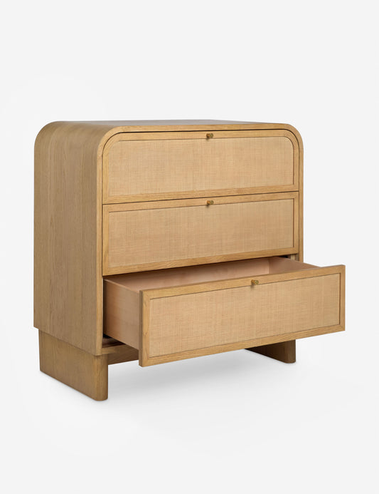 Suzette 3-Drawer Dresser - Smoked Oak