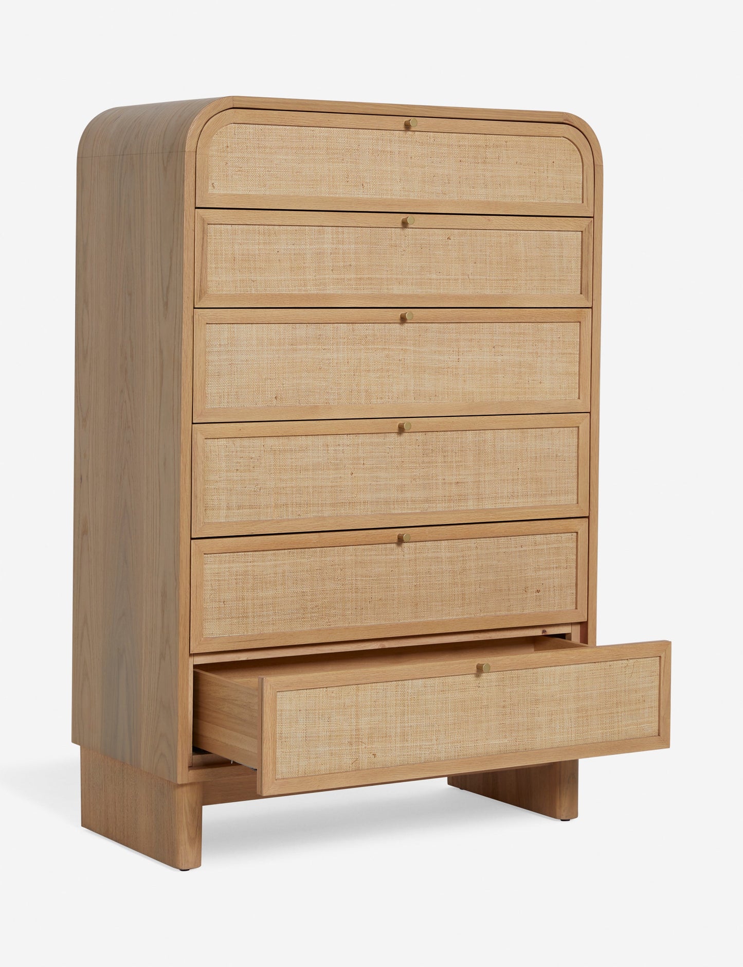 Suzette Tall Dresser - Natural Oak