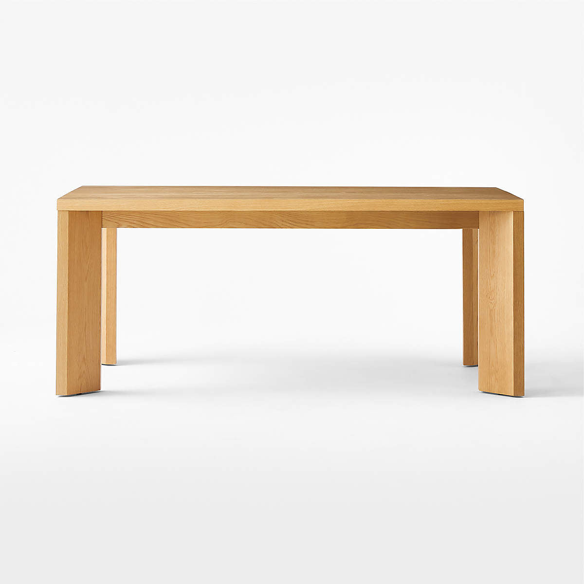 Sydney Rectangular White Oak Dining Table 72''