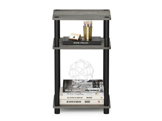 Furinno Just 3-Tier Turn-N-Tube End Table