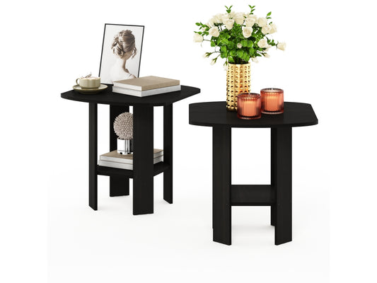 Simple Design End Table Set