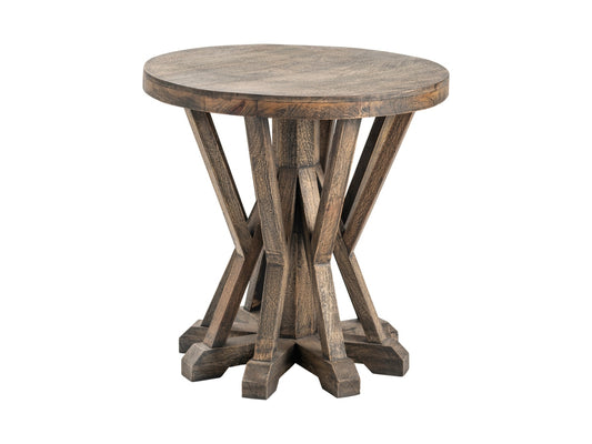 Crestview Collection Hamilton Round End Table