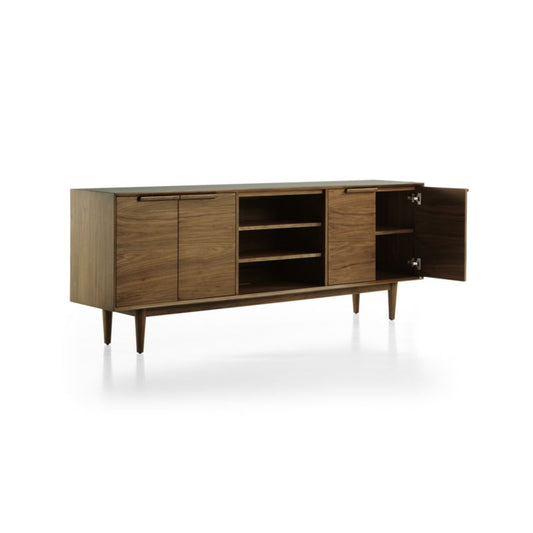 Tate Walnut 80" Storage Media Console