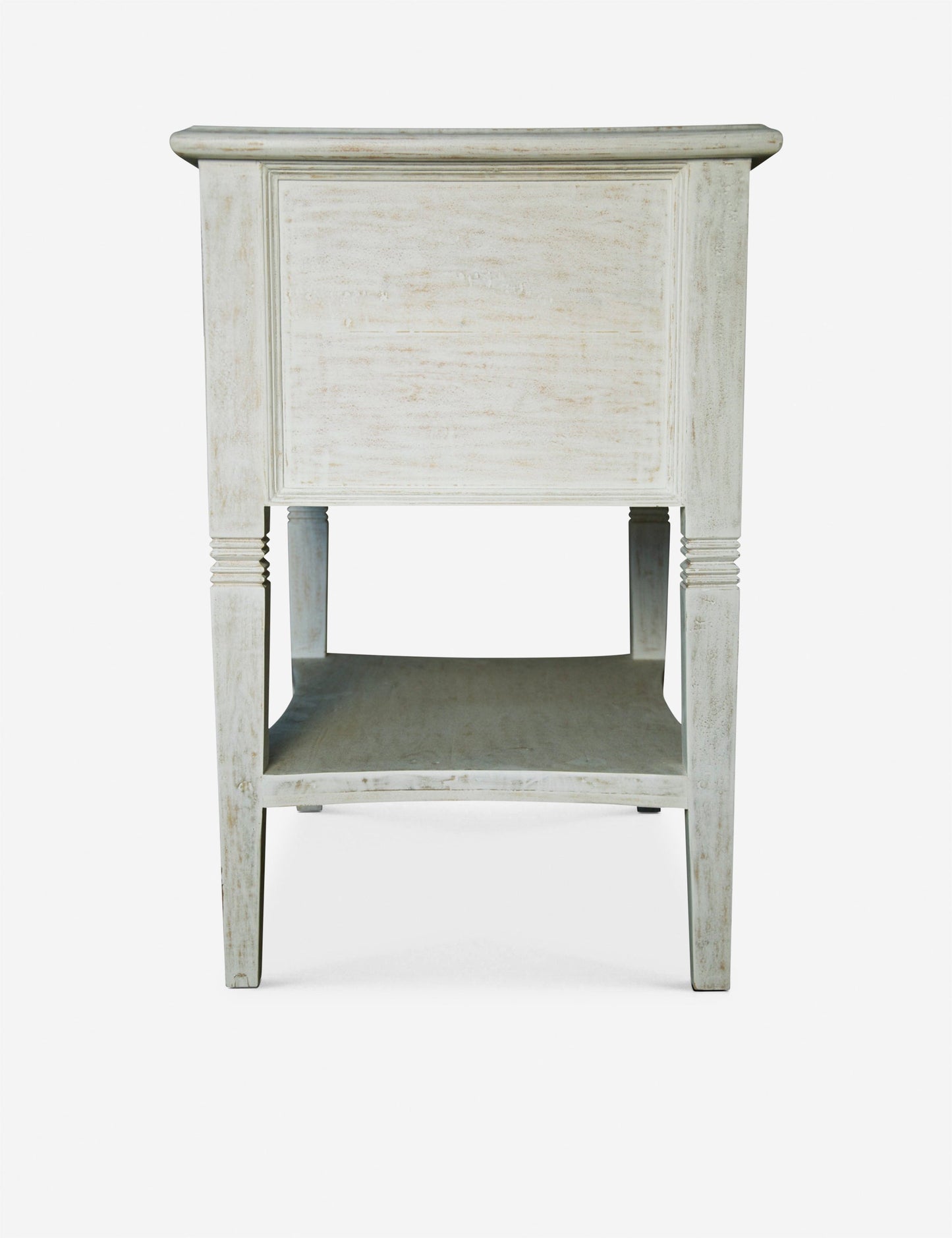 Luna 2 Drawer Nightstand - White Wash